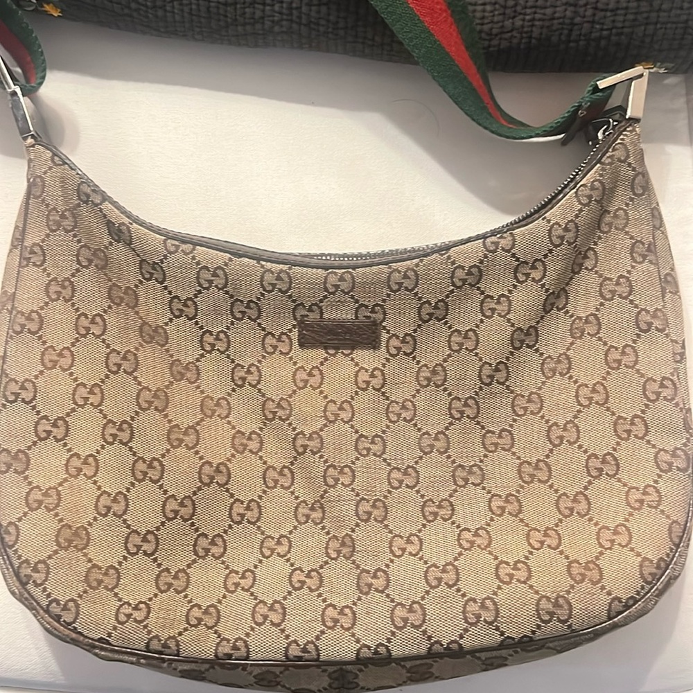 Gucci Half Moon Hobo Dark Brown